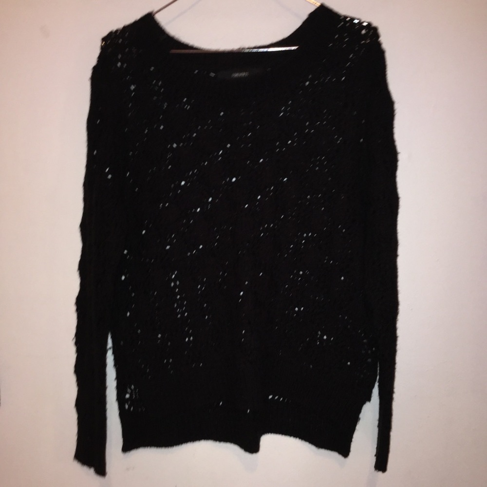 Black Lace Sweater | Forever21